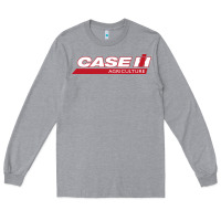 Heather Grey case-ih Long Sleeve Tee - FloraArt