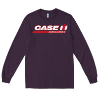 Plum case-ih Long Sleeve Tee - FloraArt