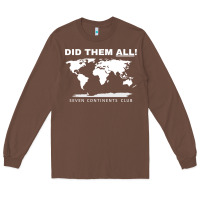 Chestnut Seven Continents Shirt Long Sleeve Tee - FloraArt