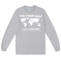 Moon Dust Seven Continents Shirt Long Sleeve Tee - FloraArt