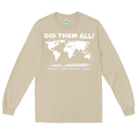 Mushroom Seven Continents Shirt Long Sleeve Tee - FloraArt