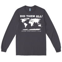 Smoke Seven Continents Shirt Long Sleeve Tee - FloraArt