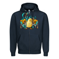 Navy Western Show Mom Baby Chick Zipper Hoodie - LillyAllenDesigns