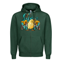 Sports Green Western Show Mom Baby Chick Zipper Hoodie - LillyAllenDesigns