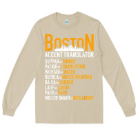 Mushroom wicked smaht boston accent translator bostonians gifts shirt Long Sleeve Tee - FloraArt