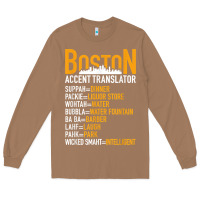 Toasted Coconut wicked smaht boston accent translator bostonians gifts shirt Long Sleeve Tee - FloraArt