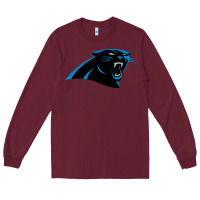 Burgundy thesportcarolinapantherslogo Long Sleeve Tee - FloraArt