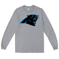 Heather Grey thesportcarolinapantherslogo Long Sleeve Tee - FloraArt