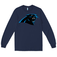 Navy thesportcarolinapantherslogo Long Sleeve Tee - FloraArt