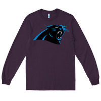 Plum thesportcarolinapantherslogo Long Sleeve Tee - FloraArt