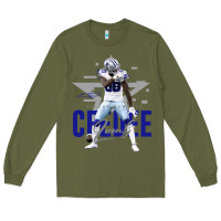 Army Green ceedee lamb Long Sleeve Tee - FloraArt