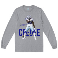 Heather Grey ceedee lamb Long Sleeve Tee - FloraArt