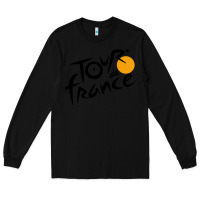 Black tour de france cycling Long Sleeve Tee - ArtMosaic