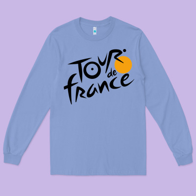 Tour De France Cycling Long Sleeve Tee Designed By Artmosaic