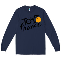 Navy tour de france cycling Long Sleeve Tee - ArtMosaic