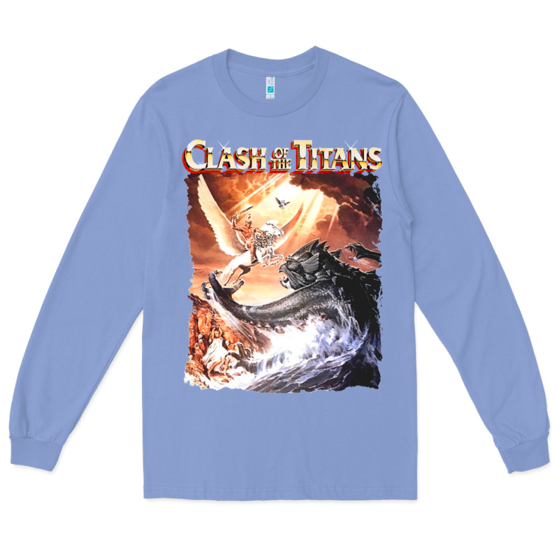 Clash Of The Titans (transparent) Long Sleeve Tee by ArtMosaic | Teevron