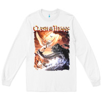 White Clash of the Titans (Transparent) Long Sleeve Tee - ArtMosaic