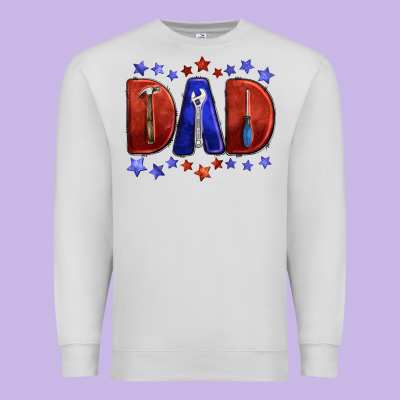 Tools For Dad Premium Sweatshirt Designed By Barkaloodesign