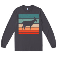 Smoke goat goats retro style vintage 140 goat lover Long Sleeve Tee - ArtMosaic