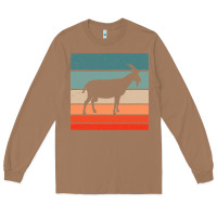 Goat Goats Retro Style Vintage 140 Goat Lover Long Sleeve Tee | Teevron