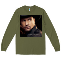 Army Green Garth Brooks The ultimate hits Long Sleeve Tee - ArtMosaic