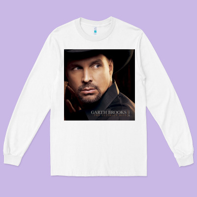 Garth Brooks The Ultimate Hits Long Sleeve Tee Designed By Artmosaic