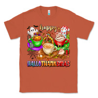 Copper happy hallothanksmas coffee cups with ghost turkey Classic Tee - texasbilliewilder