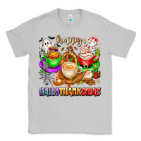 Moon Dust happy hallothanksmas coffee cups with ghost turkey Classic Tee - texasbilliewilder