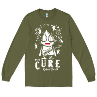 Army Green Limited Edition The-Cure-Robert-Smith Long Sleeve Tee - ArtMosaic