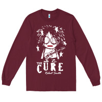 Burgundy Limited Edition The-Cure-Robert-Smith Long Sleeve Tee - ArtMosaic