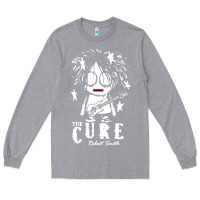 Heather Grey Limited Edition The-Cure-Robert-Smith Long Sleeve Tee - ArtMosaic