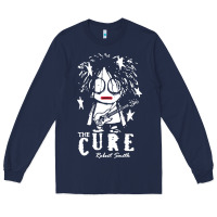 Navy Limited Edition The-Cure-Robert-Smith Long Sleeve Tee - ArtMosaic