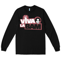 Black viva la bam Long Sleeve Tee - ArtMosaic