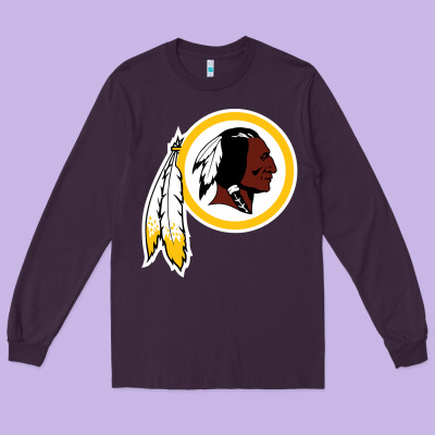 The Indian Red Skins Clasic Long Sleeve Tee Designed By Artmosaic
