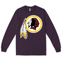 Plum the indian red skins clasic Long Sleeve Tee - ArtMosaic
