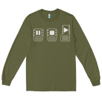 Army Green save manual pedal diagram stick shift car lover t shirt Long Sleeve Tee - ArtMosaic