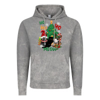 Cloud Rock ho ho ho meow Vintage Hoodie - CowGirlArtShop