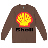 Chestnut Copy of shell gasoline Long Sleeve Tee - ArtMosaic