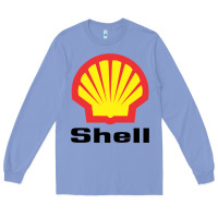 Colony Blue Copy of shell gasoline Long Sleeve Tee - ArtMosaic
