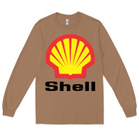 Toasted Coconut Copy of shell gasoline Long Sleeve Tee - ArtMosaic