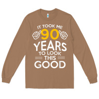 Toasted Coconut 90th Birthday Gift Took Me 90 Years 90 Year Old Long Sleeve Tee - trangStudio