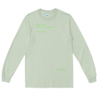 Matcha The Matrix Everything Has A Beginning Green Font Long Sleeve Tee - ArtMosaic
