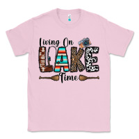Bubblegum Pink living on lake time Classic Tee - CowhideDigitalArt