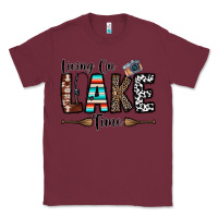 Burgundy living on lake time Classic Tee - CowhideDigitalArt