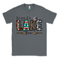 Charcoal Heather living on lake time Classic Tee - CowhideDigitalArt