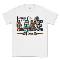 White living on lake time Classic Tee - CowhideDigitalArt