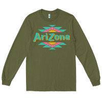 Army Green arizona tea Long Sleeve Tee - ArtMosaic