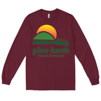 Burgundy pine knob music theatre Long Sleeve Tee - ArtMosaic