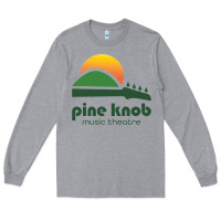 Heather Grey pine knob music theatre Long Sleeve Tee - ArtMosaic