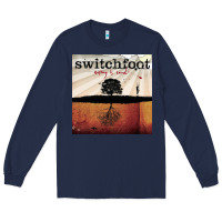 Navy Switchfoot nothing is sound Long Sleeve Tee - ArtMosaic